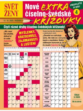 Svět ženy Extra číselno-švédské křížovky