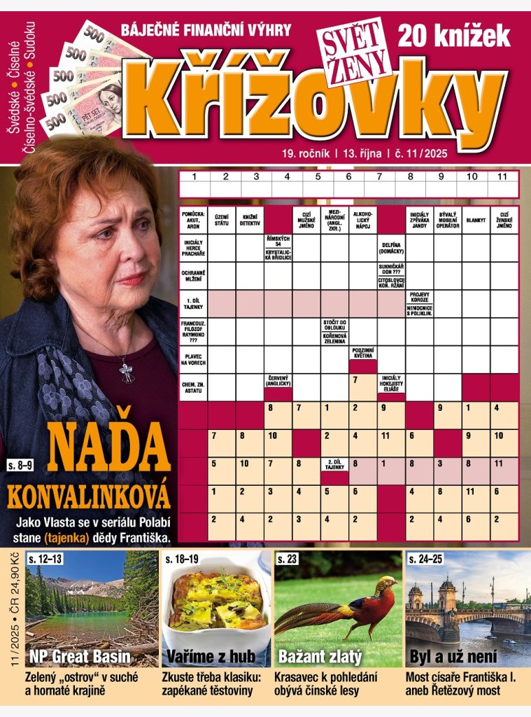 Svět ženy Křížovky Svět ženy Křížovky