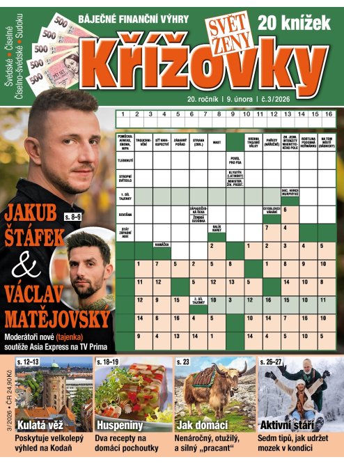 Roční předplatné Svět ženy Křížovky se slevou