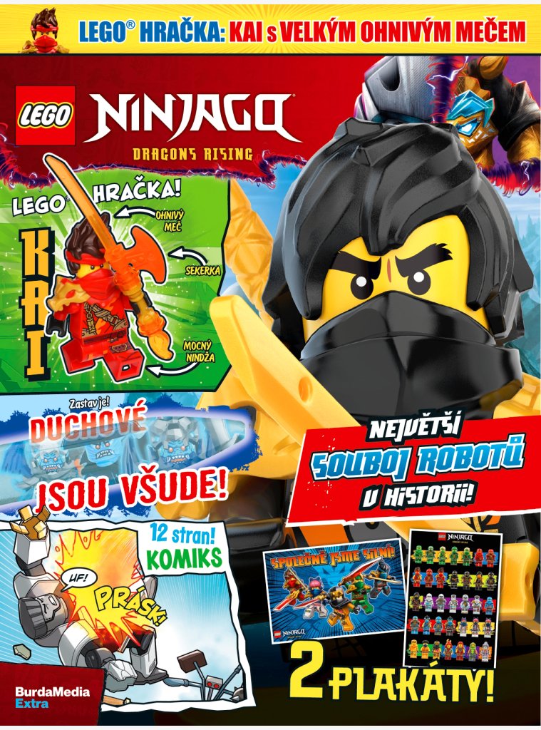 AKTUÁLNÍ VYDÁNÍ LEGO® NINJAGO® 09/2025