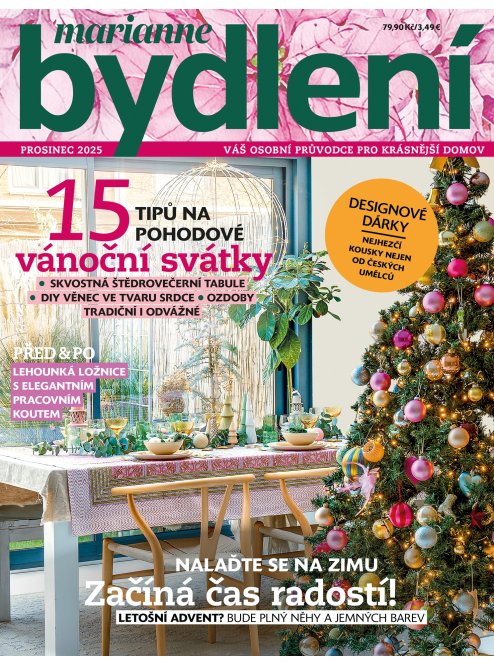 AKTUÁLNÍ VYDÁNÍ MARIANNE BYDLENÍ 12/2025