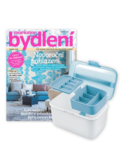 ROČNÍ PŘEDPLATNÉ MARIANNE BYDLENÍ + ÚLOŽNÝ BOX PRESTO + DIGI VERZE ZDARMA