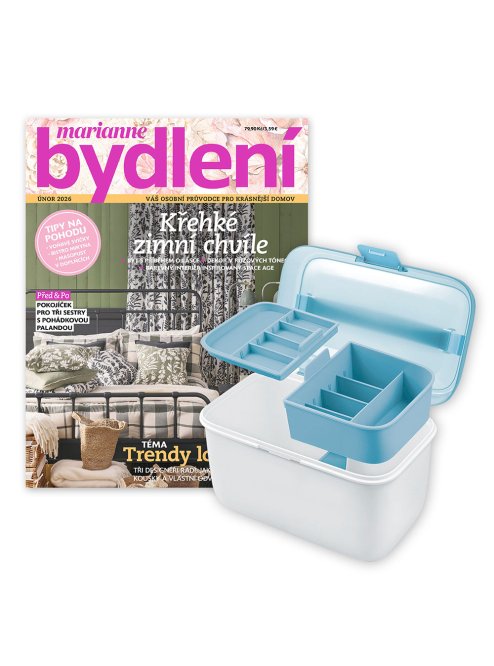 ROČNÍ PŘEDPLATNÉ MARIANNE BYDLENÍ + ÚLOŽNÝ BOX PRESTO + DIGI VERZE ZDARMA