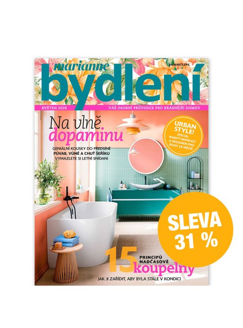ROČNÍ PŘEDPLATNÉ MARIANNE BYDLENÍ SE SLEVOU 31 % + DIGI VERZE ZDARMA