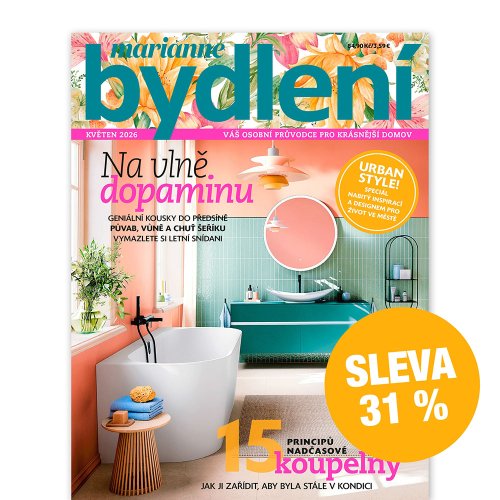 ROČNÍ PŘEDPLATNÉ MARIANNE BYDLENÍ SE SLEVOU 31 % + DIGI VERZE ZDARMA