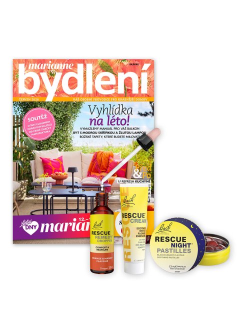 ROČNÍ PŘEDPLATNÉ MARIANNE BYDLENÍ + BACHOVY ESENCE + DIGI VERZE ZDARMA