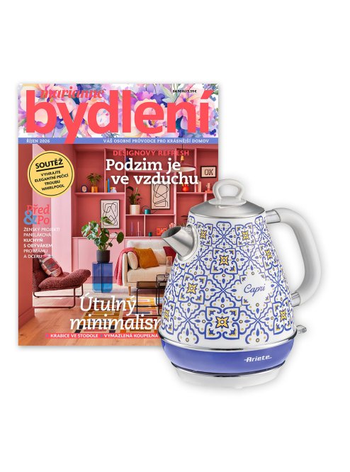 ROČNÍ PŘEDPLATNÉ MARIANNE BYDLENÍ + RYCHLOVARNÁ KONVICE ARIETE