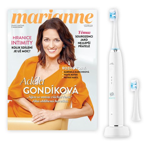 ROČNÍ PŘEDPLATNÉ MARIANNE + ELEKTRICKÝ ZUBNÍ KARTÁČEK ETA + DIGI VERZE ZDARMA