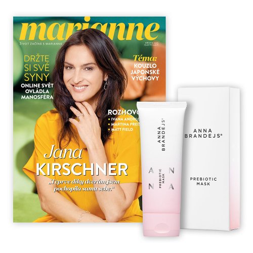 ROČNÍ PŘEDPLATNÉ MARIANNE + PREBIOTIC MASK ANNA BRANDEJS + DIGI VERZE ZDARMA