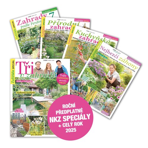 Předplatné naše krásná zahrada 2026 + 2025