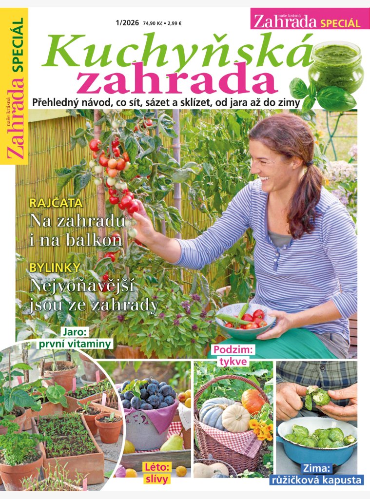 NAŠE KRÁSNÁ ZAHRADA SPECIÁL 01/2026 -  Kuchyňská zahrada