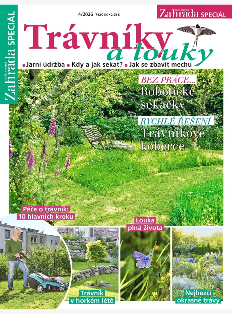 NAŠE KRÁSNÁ ZAHRADA SPECIÁL 04/2026 - Trávníky