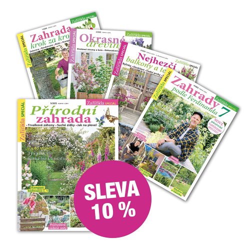 PŘEDPLATNÉ NAŠE KRÁSNÁ ZAHRADA SPECIÁL SE SLEVOU + DIGI VERZE ZDARMA