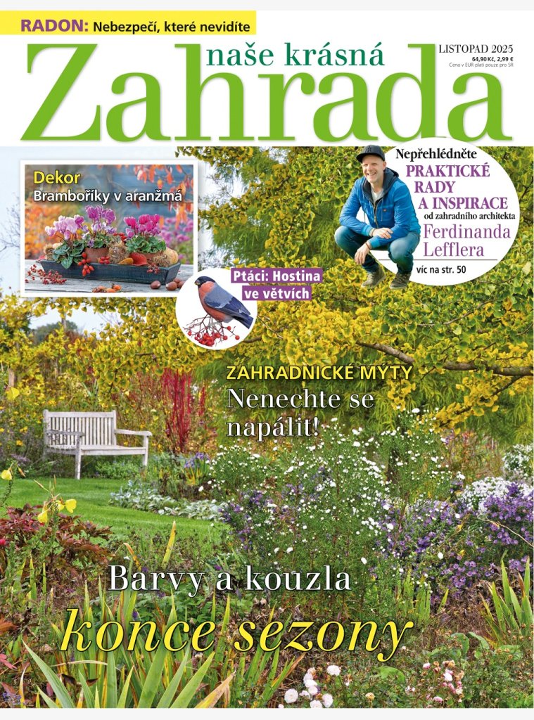 AKTUÁLNÍ VYDÁNÍ NAŠE KRÁSNÁ ZAHRADA 11/2025