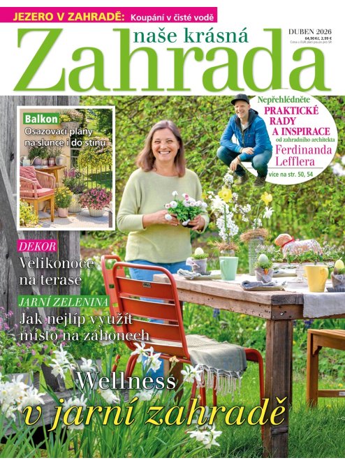AKTUÁLNÍ VYDÁNÍ NAŠE KRÁSNÁ ZAHRADA 04/2026