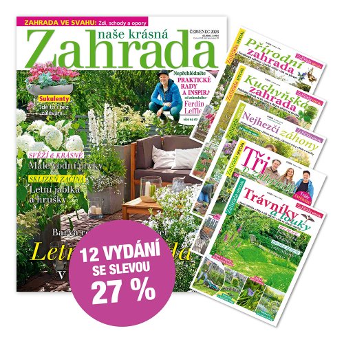 Roční předplatné Naše krásná zahrada + speciály