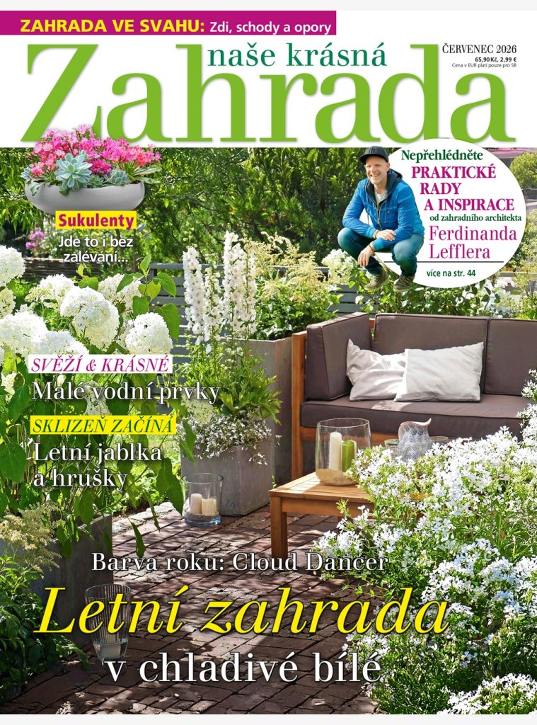 AKTUÁLNÍ VYDÁNÍ NAŠE KRÁSNÁ ZAHRADA 07/2026