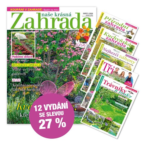 Roční předplatné Naše krásná zahrada + speciály
