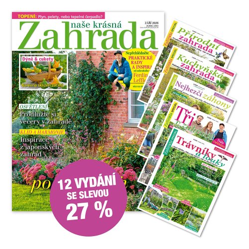Roční předplatné Naše krásná zahrada + speciály