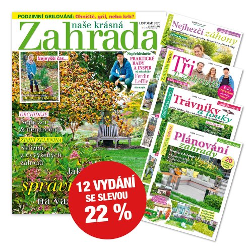 Roční předplatné Naše krásná zahrada + speciály