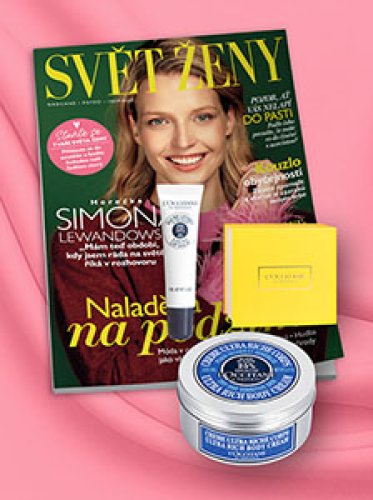 obrázek magazínu ROČNÍ PŘEDPLATNÉ SVĚT ŽENY + PÉČE L'OCCITANE + DIGI ZDARMA