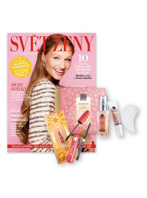 ROČNÍ PŘEDPLATNÉ SVĚT ŽENY + PÉČE AVON + DIGI ZDARMA