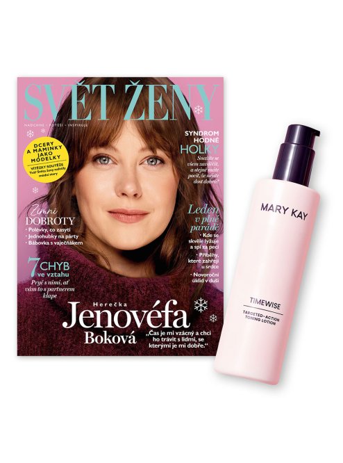 ROČNÍ PŘEDPLATNÉ SVĚT ŽENY + TĚLOVÉ MLÉKO MARY KAY + DIGI ZDARMA