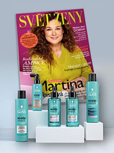 obrázek magazínu ROČNÍ PŘEDPLATNÉ SVĚT ŽENY + VLASOVÁ PÉČE SCHWARZKOPF + DIGI ZDARMA