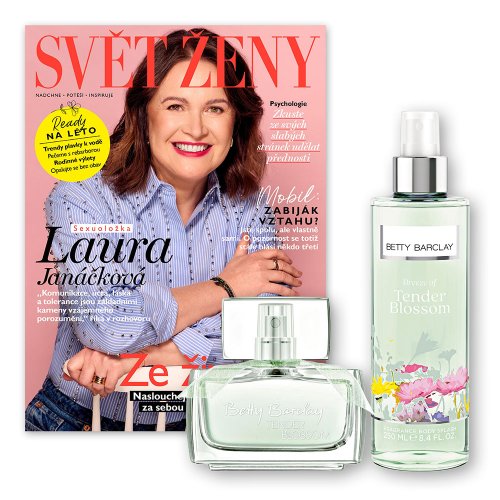 ROČNÍ PŘEDPLATNÉ SVĚT ŽENY + SADA VŮNÍ TENDER BLOSSOM + DIGI ZDARMA