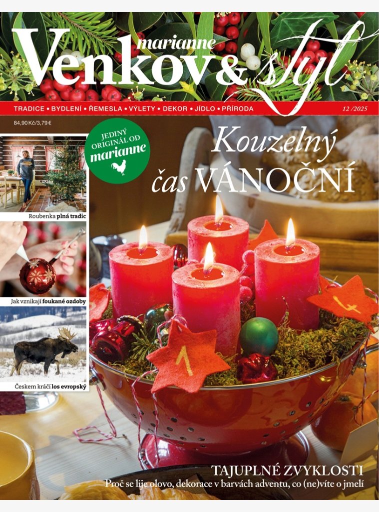 AKTUÁLNÍ VYDÁNÍ MARIANNE VENKOV A STYL 12/2025
