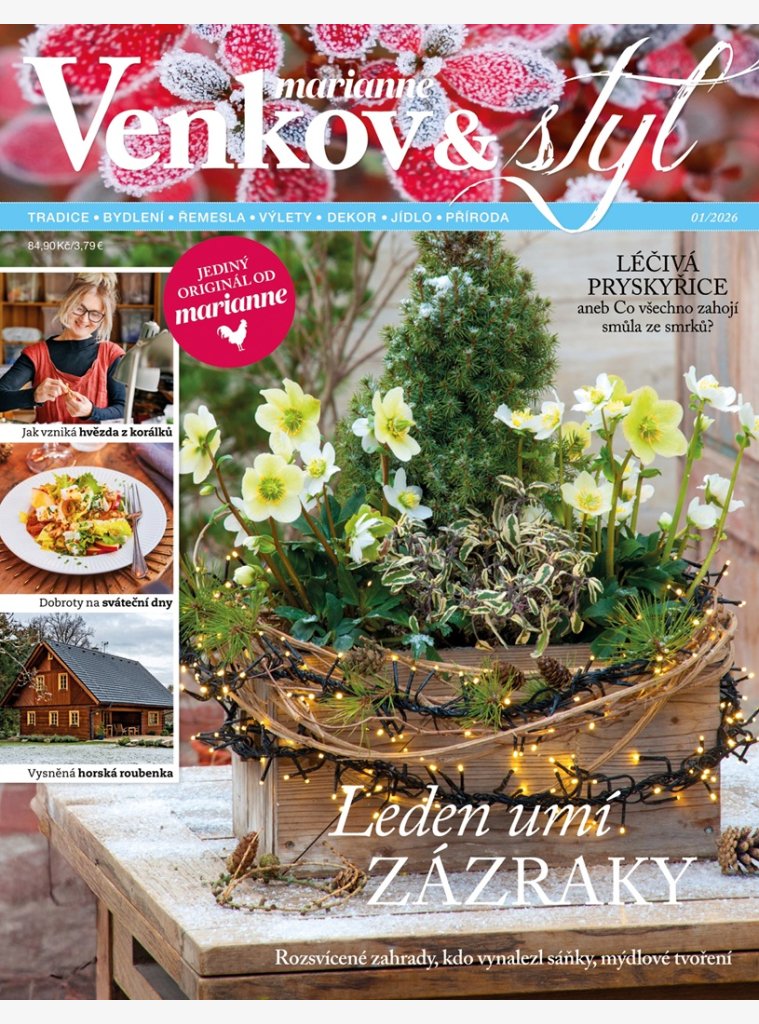 AKTUÁLNÍ VYDÁNÍ MARIANNE VENKOV A STYL 01/2026