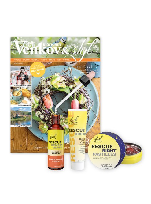 ROČNÍ PŘEDPLATNÉ MARIANNE VENKOV A STYL + BACHOVY ESENCE + DIGI VERZE ZDARMA
