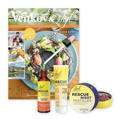 ROČNÍ PŘEDPLATNÉ MARIANNE VENKOV A STYL + BACHOVY ESENCE + DIGI VERZE ZDARMA