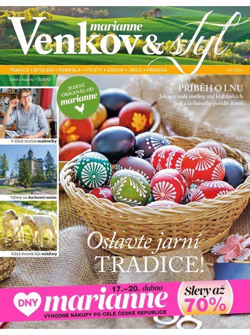 AKTUÁLNÍ VYDÁNÍ MARIANNE VENKOV A STYL 04/2026