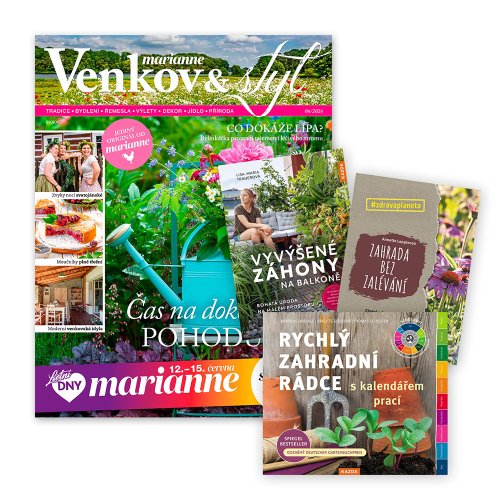 ROČNÍ PŘEDPLATNÉ MARIANNE VENKOV A STYL + SADA KNIH + DIGI VERZE ZDARMA