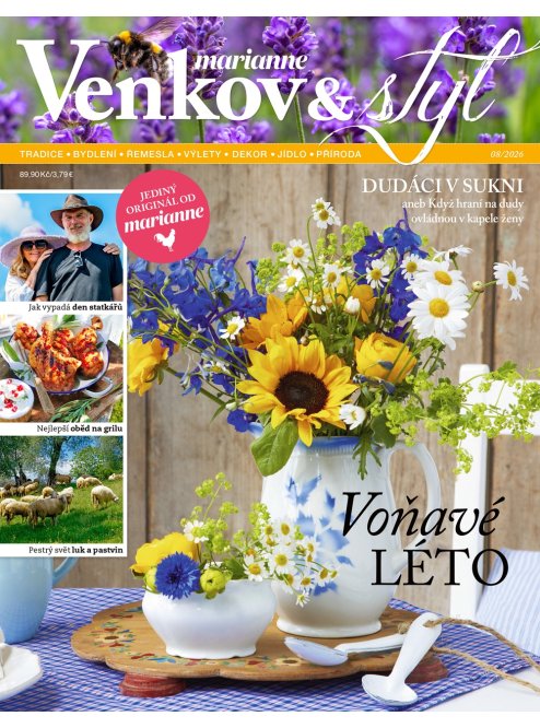 AKTUÁLNÍ VYDÁNÍ MARIANNE VENKOV A STYL 08/2026