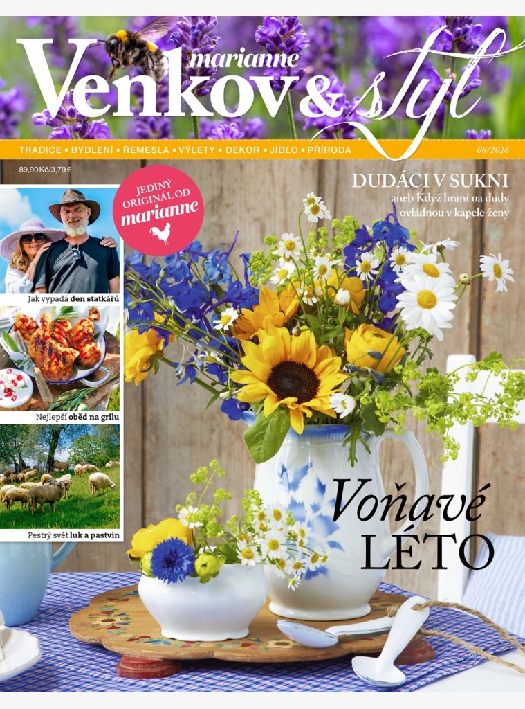 AKTUÁLNÍ VYDÁNÍ MARIANNE VENKOV A STYL 08/2026