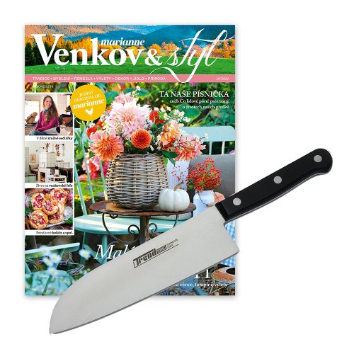 ROČNÍ PŘEDPLATNÉ MARIANNE VENKOV A STYL + KUCHYŇSKÝ NŮŽ TREND