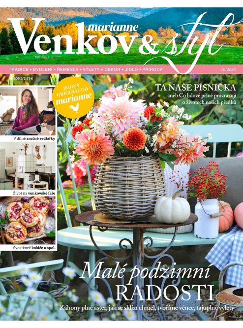 AKTUÁLNÍ VYDÁNÍ MARIANNE VENKOV A STYL 10/2026