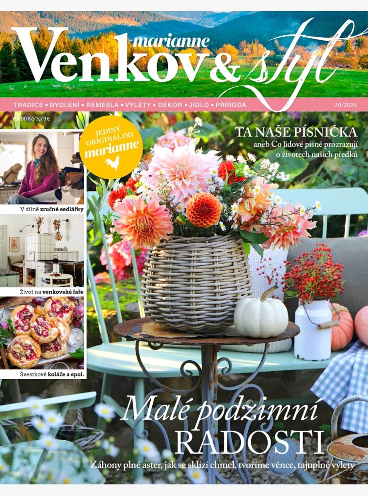 AKTUÁLNÍ VYDÁNÍ MARIANNE VENKOV A STYL 10/2026