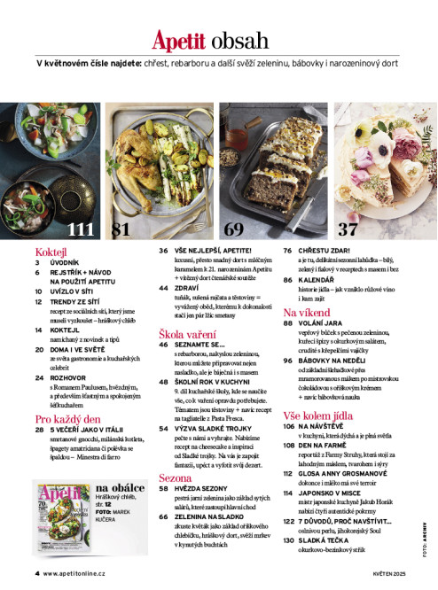 AKTUÁLNÍ VYDÁNÍ APETIT 05/2025