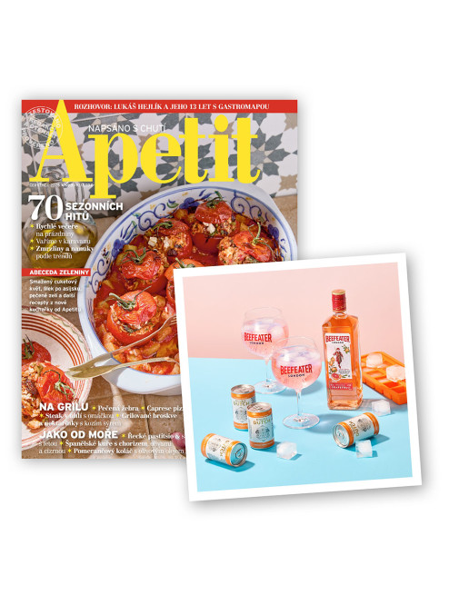 ROČNÍ PŘEDPLATNÉ APETIT + SADA BEEFEATER + DIGI VERZE ZDARMA