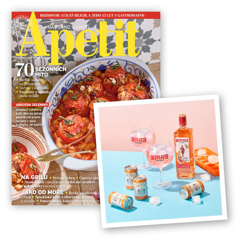 ROČNÍ PŘEDPLATNÉ APETIT + SADA BEEFEATER + DIGI VERZE ZDARMA