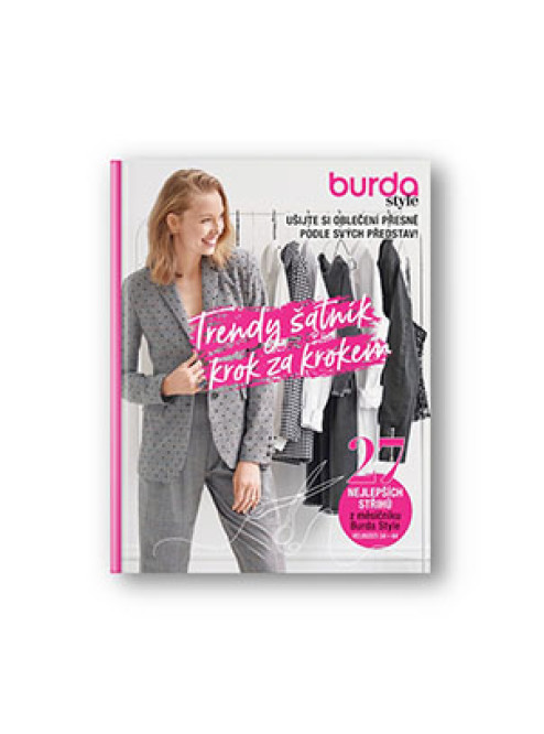ROČNÍ PŘEDPLATNÉ BURDA EASY + KNIHA TRENDY ŠATNÍK KROK ZA KROKEM