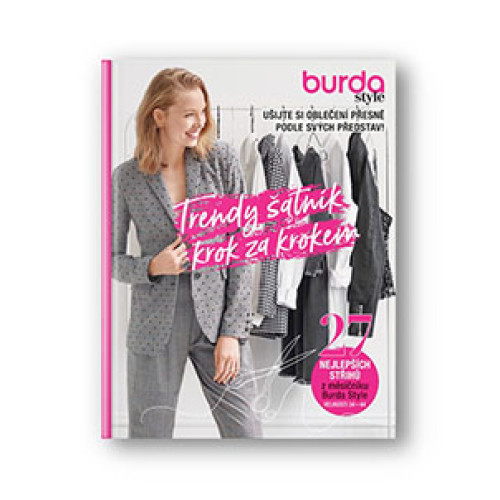 ROČNÍ PŘEDPLATNÉ BURDA EASY + KNIHA TRENDY ŠATNÍK KROK ZA KROKEM