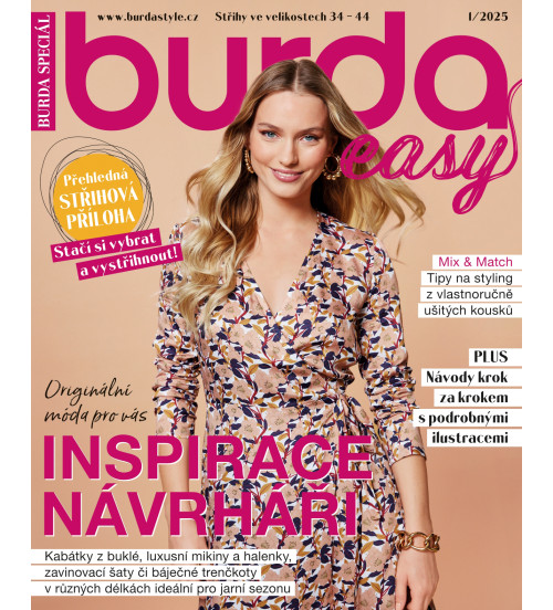AKTUÁLNÍ VYDÁNÍ BURDA EASY 01/2025