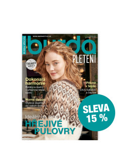 ROČNÍ PŘEDPLATNÉ BURDA PLETENÍ (2 VYDÁNÍ) SE SLEVOU 15 %