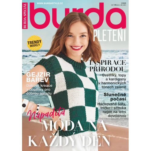 ROČNÍ PŘEDPLATNÉ BURDA PLETENÍ (2 VYDÁNÍ) SE SLEVOU