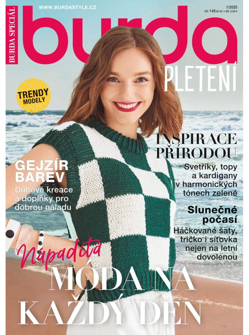 ROČNÍ PŘEDPLATNÉ BURDA PLETENÍ (2 VYDÁNÍ) SE SLEVOU