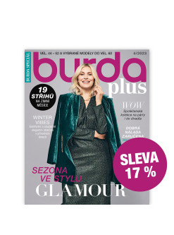 ROČNÍ PŘEDPLATNÉ BURDA PLUS (4 VYDÁNÍ) SE SLEVOU 17 %